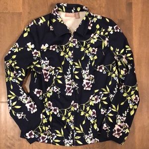 Chico’s floral blazer jacket